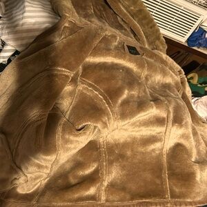 Braetan Faux Suede Fur Lined Jacket 4x